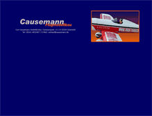 Tablet Screenshot of causemann.de